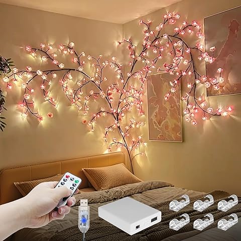 Cherry Blossom LED Tree Branch Lights