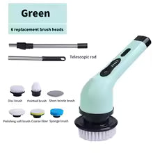 9-in-1 electric cleaning brush kitchen tool set